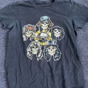 Guns N Roses Shirt Mens Small Black Los Angeles Coliseum Tour Band Rock Tee